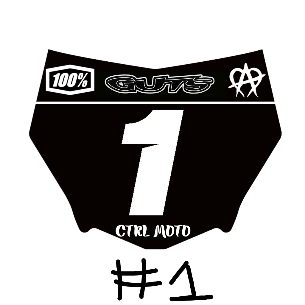 Motocutz Plate / Decal